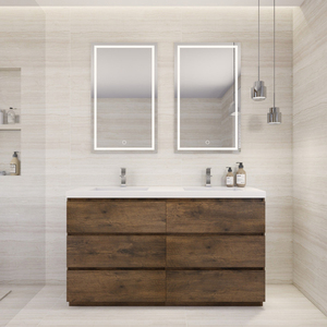 <span class=keywords><strong>Mobile</strong></span> da <span class=keywords><strong>Bagno</strong></span> Elegante <span class=keywords><strong>in</strong></span> Legno Massello Stile Europeo <span class=keywords><strong>con</strong></span> <span class=keywords><strong>Lavabo</strong></span>, Specchio e Piano <span class=keywords><strong>in</strong></span> Marmo - Product Image 3