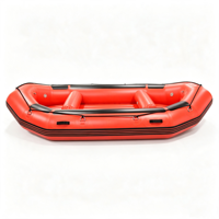 Bateau gonflable à prix abordable pour 3 personnes, auto-drainant, en PVC Drop Stitch, avec cadre en aluminium, pour la pêche à la mouche en rivière et la dérive
