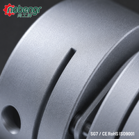 Coupleur à diaphragme industriel, corps en aluminium, disque en acier inoxydable, serrage à jeu nul, haute précision pour servomoteur, moteur pas à pas, vis à billes CNC