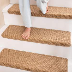 Tapis antidérapant pour sol en polyester écologique, adhésif, pour escaliers, marche, marchepied - Product Image 1