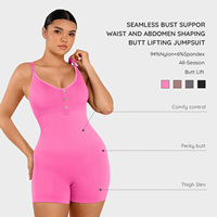 Combinaison sans manches en une seule pièce, sans couture, taille haute, pour femmes, ensemble de yoga pour femmes, vente en gros Hexin