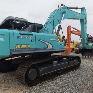 Best Price Kobelco Used SK350D 35 Ton Excavator 2022 <b>Model</b> 1.6m Bucket Capacity <b>Engine</b> Pump Motor Included Perfect Condition - Product Image 2