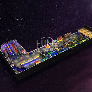 Tema di Design gratuito per bambini attrezzature da parco giochi al coperto per bambini di grandi dimensioni parco trampolino per bambini con piscina a sfera - Product Image 5