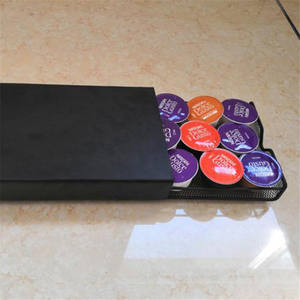 OEM kahve Pod tutucu 72 adet kahve kapsül ekran depolama standı krom kulesi montaj raf nespcoffee kahve çekmece - Product Image 5