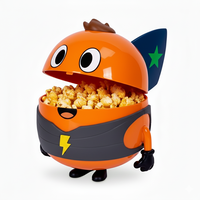 Nouveauté : Contenant à popcorn en plastique pour figurines de cinéma, impression 3D personnalisée, jouet de dessin animé, seau à popcorn pour cinéma