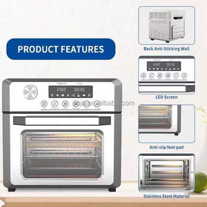 فرن هوائي متعدد الوظائف للمنزل من الفولاذ المقاوم للصدأ، أفران كهربائية احترافية رائجة للاستخدام المنزلي والفندقي - Product Image 6