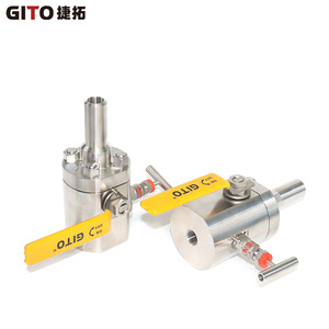 Válvula de Bola Soldada GITO DN20 SBB 1500LB de Alta Presión, Manual, para Agua, Gas y Aceite, OEM Personalizable para Altas Temperaturas - Product Image 1