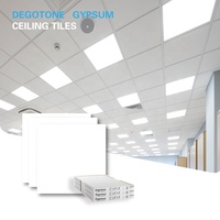 Plaques de plafond en plâtre perforées insonorisantes rondes de 6 mm, décoratives pour l'intérieur, 2x2 600x600 mm, peinture blanche et carrelage PVC gaufré