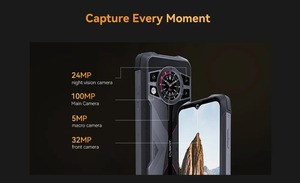 Teléfono Inteligente Resistente CUBOT, Pantalla FHD+ de 6.583 Pulgadas, 1080*2408, 120Hz, 12+256GB, Cámara Trasera de 100MP, G99, 10600mAh, Android 13, KINGKONG 9 - Product Image 6