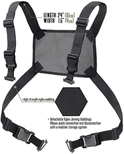 Attrezzatura sportiva da viaggio borsa pettorale portatile impermeabile moda Camouflage gilet tattico da uomo - Product Image 5