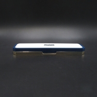 Palette de fards à paupières et de blush LUMI modèle 013, grand format/mini, effet duochrome chromé, poudre libre, ABS recyclé, écologique, luxe moderne