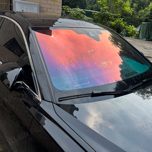 Vlt85 % Màu Đỏ Tắc Kè Hoa <span class=keywords><strong>Tint</strong></span> Nhà Máy Giá 1.52*30m xe cửa sổ phim kính chắn gió năng lượng mặt trời màu hoàng hôn Tắc Kè Hoa phim - Product Image 3