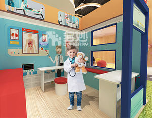 Maison de jeux en bois pour enfants, maison de jeux intérieure à vendre - Product Image 4