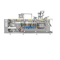 Machine d'emballage automatique horizontale pour sacs/pochettes, pour l'emballage alimentaire et chimique en plastique/film/feuille, avec étiquetage et haute efficacité
