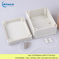 Boîtier de jonction étanche IP66 en plastique ABS, boîte électrique en plastique, boîte de contrôle électronique industrielle DIY 119*94*60mm