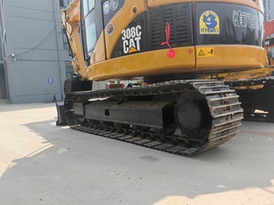 Mini-excavatrice sur chenilles d'occasion CAT 308C d'origine japonaise, 8040 kg, moteur Mitsubishi 4M40E1, faible nombre d'heures, godet de 0,28 m³, petite pelle. - Product Image 3