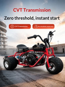 Tricycle tout-terrain à <span class=keywords><strong>moteur</strong></span> essence pour adultes, 3 roues, <span class=keywords><strong>drift</strong></span>, kart de course tout-terrain, plage - Product Image 2