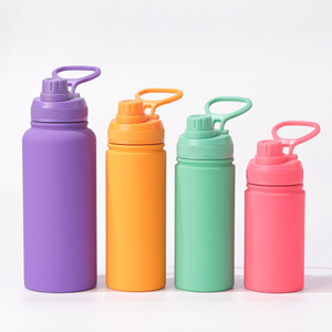 Stainless Steel Thermos Water Bottle 40oz <b>Large</b> Capacity Portable Travel Insulated <b>Mug</b> With Lid And Handle - Product Image 1