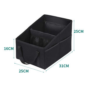 Organizador de asiento de coche de poliéster 600D multiusos con portavasos y caja de almacenamiento <span class=keywords><strong>para</strong></span> asientos delanteros y traseros de pasajeros camiones furgonetas - Product Image 6