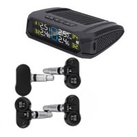 Sensor TPMS Universal de 433 MHz con Pantalla Digital, Sistema de Monitoreo de Presión de Neumáticos, Emparejamiento Rápido, Sin Programación, para Automóviles
