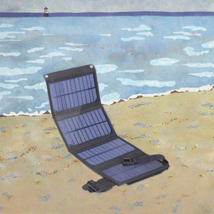 Mcw Xách Tay 20W Có Thể Gập Lại Polysilicon Năng Lượng Mặt Trời Bảng Điều Khiển Hiệu Quả 20.15% Ngụy Trang Màu Sắc Cho Điện Thoại Di Động Sạc Ngoài Trời Sử Dụng Túi - Product Image 2