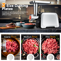 Hachoir à viande en gros multicolore AZ-MG090 EU 220-240 V # Hachoir à viande domestique 7625 avec moteur et accessoires complets
