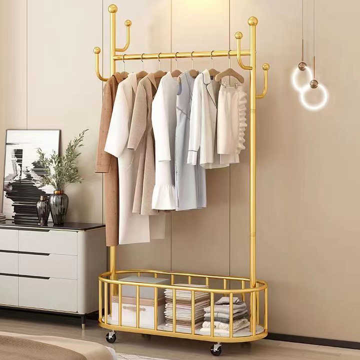 Multifunctional Clothing Rack with Shelves for Home Use in Living Rooms ...