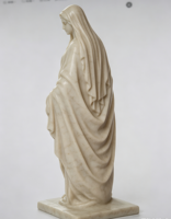 Statue de la Vierge Marie en PolyRésine, Sculpture Religieuse, Artisanat Catholique Peint à la Main, Thème Musique et Amour, pour la Maison et l'Église