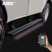 ANTISI Power Step - Estribos Laterales Eléctricos Retráctiles de Aluminio para Automóviles SUV, para Toyota Fortuner trd 2015-2026