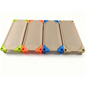 Cama de cuna de bebé portátil respetuosa con el medio ambiente apilable cama preescolar fácil de limpiar para jardín de infantes - Product Image 5