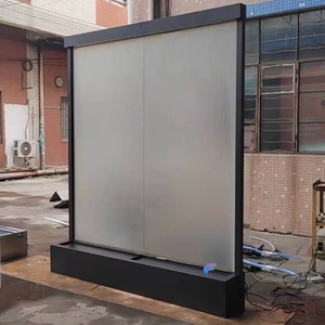 Divisor de ambientes con pared de cristal y cascadas interiores para casas - Product Image 1