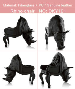 Y295 Esqueleto de cuero de lujo sofá individual noble elegante Chiavari muebles creativos borra noble <span class=keywords><strong>rey</strong></span> y reina silla camaleón - Product Image 5