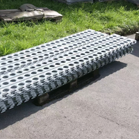 Tablón de acero molido temporal duradero Estera Perforada Industrial Lugar DE TRABAJO Superficies de piso de seguridad Marston Mat Cover