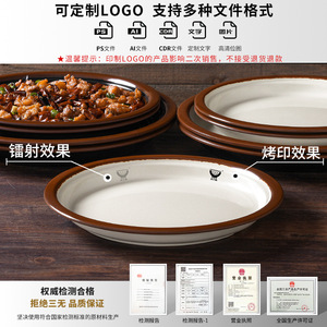 Xiangyuan <b>melamine</b> tableware <b>plates</b>, commercial round <b>plates</b>, restaurant and hotel spicy chicken <b>plates</b>, creative restaurant - Product Image 5