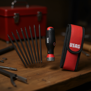 Usag Screwdriver Set With 8 Bits And Carry Case For <b>Precision</b> Repair Tasks - Product Image 3