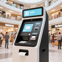 Stan pembayaran Check-In ritel pintar Terminal mesin kios pemesanan layanan mandiri multifungsi