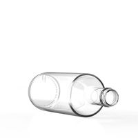 Decantador de Vidrio Extra-Flint Personalizado de 500ml, 700ml, 750ml, Botella Redonda Clásica para Licores con Cierre de Rosca