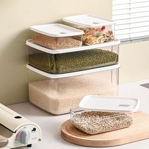 5 Pack Airtight Fridge Storage <b>Container</b> with Lid Stackable BPA-Free <b>Refrigerator</b> Vegetable Fruit Storage <b>Containers</b> - Product Image 4