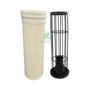 Sacchetti filtro aria a basso costo idrorepellente pps manicotti filtro a resistenza alle alte temperature per depolveratore di impianti in ferro e acciaio