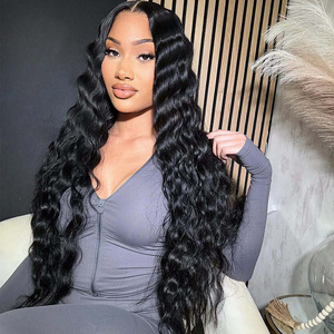 Peluca de Cabello Humano Natural con Ondas Frontales, Sin Procesar, Peluca de Cabello Humano Natural al Por Mayor, Peluca de Encaje Vietnamita Sin Pegamento - Product Image 2