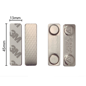 Thép Tấm Từ Tên Tag Một Bên Trong Nam Châm NdFeB Nam Châm Cắt Vĩnh Viễn Bended Hàn Dịch Vụ Kim Loại Huy Hiệu - Product Image 6