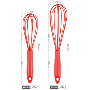 Batteurs à œufs miniatures vintage <span class=keywords><strong>Kitchenaid</strong></span>, <span class=keywords><strong>fouet</strong></span> en silicone pour mélanger la crème, passe au lave-vaisselle et respectueux de l'environnement - Product Image 5