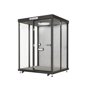 Interior y exterior 4 personas moderno barato insonorizado oficina privada cubículo Oficina silencioso trabajo CABINA <span class=keywords><strong>DE</strong></span> REUNIONES - Product Image 1