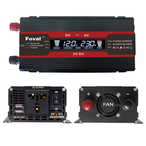 Convertisseur de courant universel 800W/2000W à onde sinusoïdale modifiée, sortie pratique, <span class=keywords><strong>transformateur</strong></span> DC <span class=keywords><strong>12V</strong></span> vers AC <span class=keywords><strong>220V</strong></span>, convertisseur de courant pour voiture, camping - Product Image 1