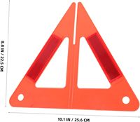 Support d'avertissement réfléchissant de haute qualité outil d'avertissement de voiture de route de Triangles d'urgence de voiture de bord de route