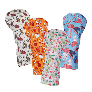 En stock: Funda impermeable de cuero suave bordado para cabeza de driver de golf - Product Image 3