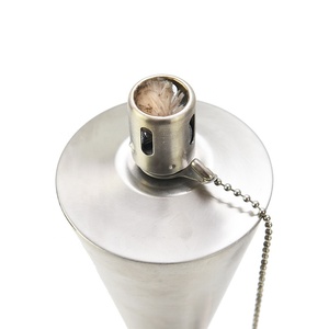<span class=keywords><strong>Lampe</strong></span> <span class=keywords><strong>à</strong></span> <span class=keywords><strong>huile</strong></span> en acier inoxydable réutilisable pour la décoration de jardin en gros pour les fêtes - Product Image 2