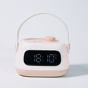 Reloj Despertador Portátil de 2000 mAh, Lámpara de Escritorio Inteligente, Lámpara de Noche LED de Lujo con Base, Lámpara de Noche Automática - Product Image 6
