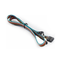 PC-Computer-Stromkabel mit Ein/Aus/Reset-Schalter und LED-Licht für Computer-Gehäuse auf Lager Schnelle Lieferung