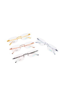 <span class=keywords><strong>Gafas</strong></span> de Lectura Ligeras Clásicas sin Montura de Titanio y Oro de 18K para Hombre, Multifocales, Unisex, para Ver de Lejos, <span class=keywords><strong>Gafas</strong></span> sin Marco, Lupa - Product Image 5